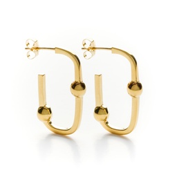 Aros Geométricos oro