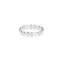 Kubik silver thin ring  (11)