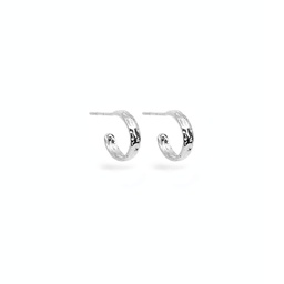 Argollas mini Luna (Plata)