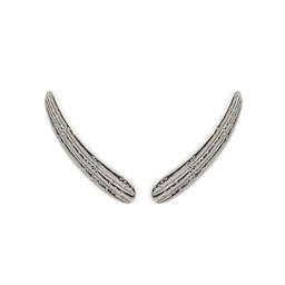 Pendientes ascendentes Luna (Plata)