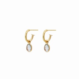 Cala mini hoops (Topacio azul)