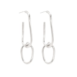 Pendientes eslabones Kasia plata