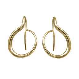 Aros Lia (Plata con baño de oro)